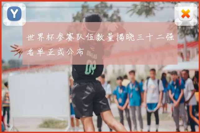 世界杯参赛队伍数量揭晓三十二强名单正式公布