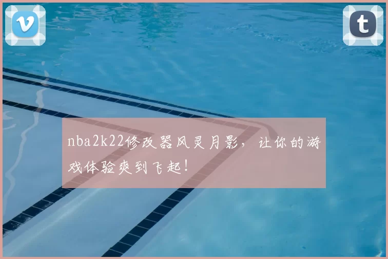 nba2k22修改器风灵月影,让你的游戏体验爽到飞起!